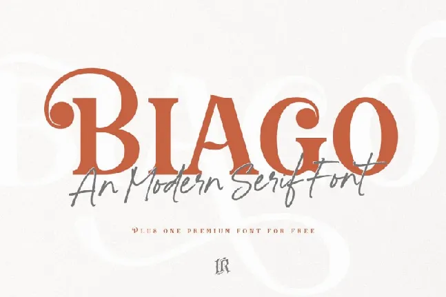 Biago Duo font