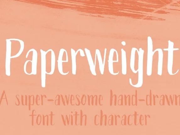 Paperweight font