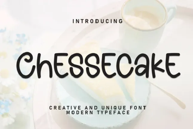 Chessecake Display font