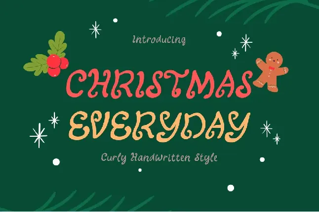 Christmas Everyday font