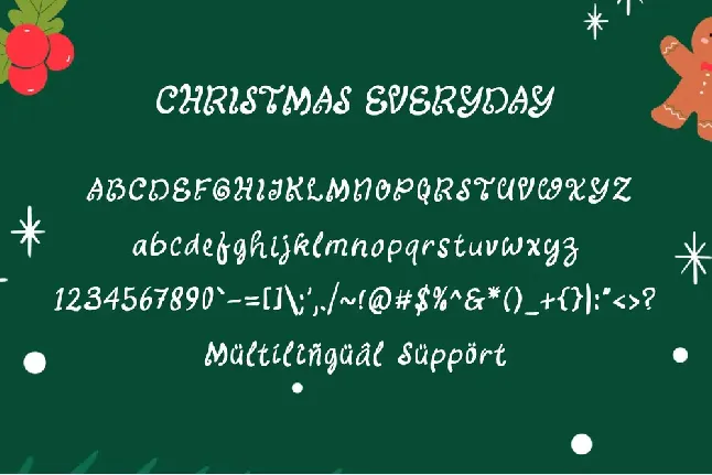 Christmas Everyday font