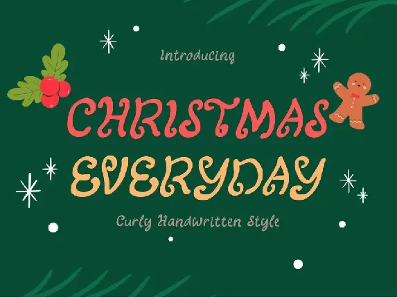 Christmas Everyday font