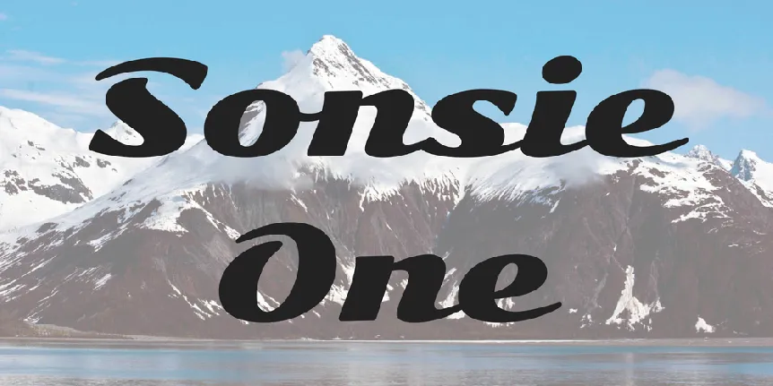 Sonsie One font