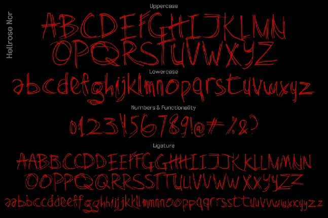 Hellrose Demo font