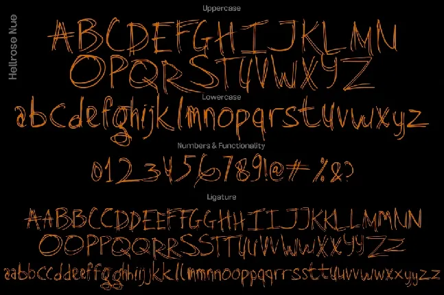 Hellrose Demo font