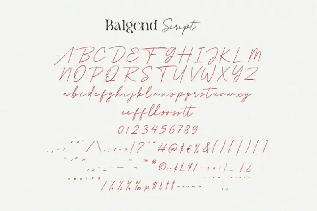 Balgen Elegant Duo font