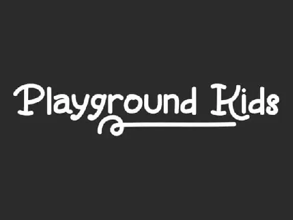 Playground Kids Display font