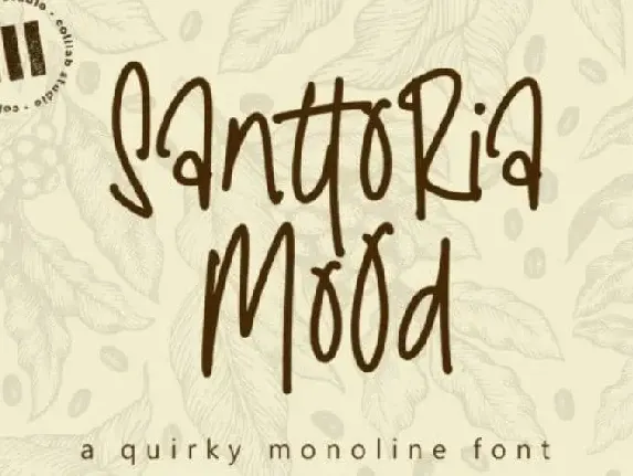 Santtoria Mood Handwritten font