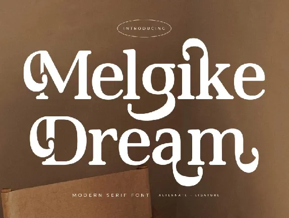 Melgike Dream DEMO VERSION font