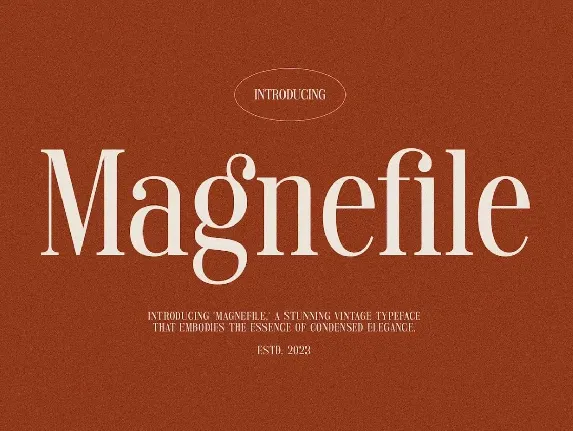 Magnefile font