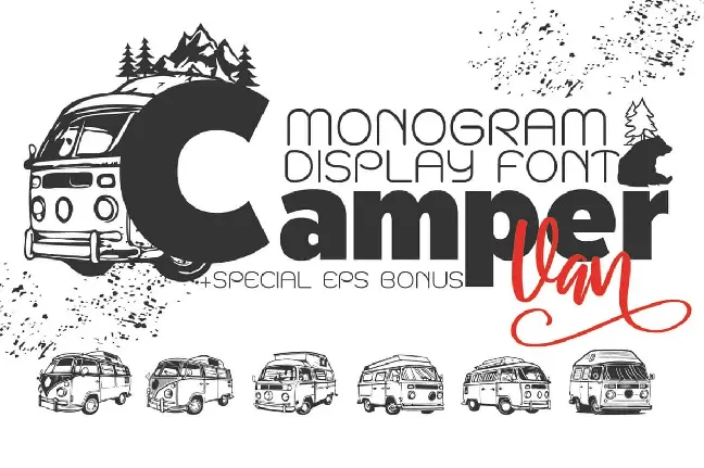 Camper Van font