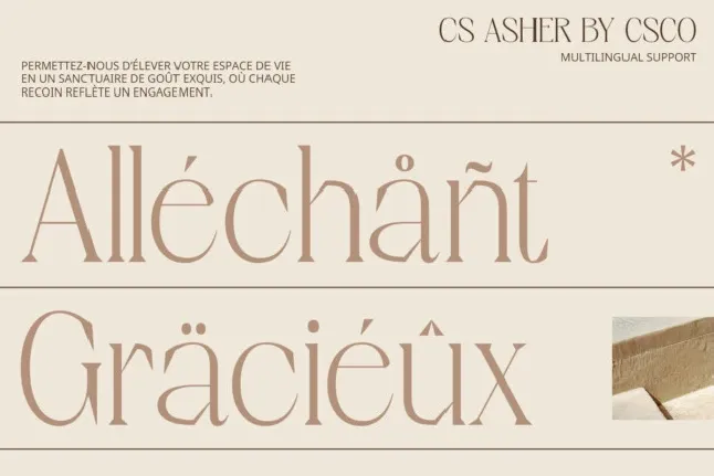 CS Asher font