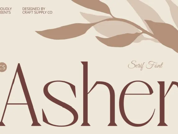 CS Asher font