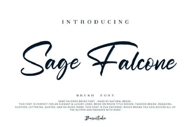 Sage Falcone font