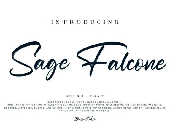 Sage Falcone font