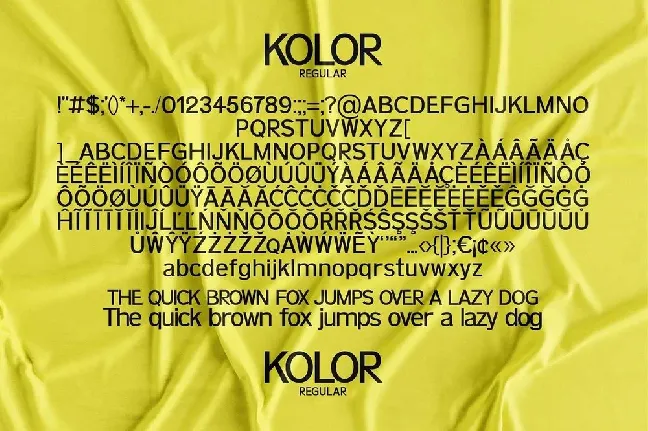 Kolor font