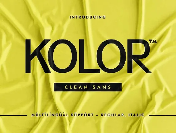 Kolor font