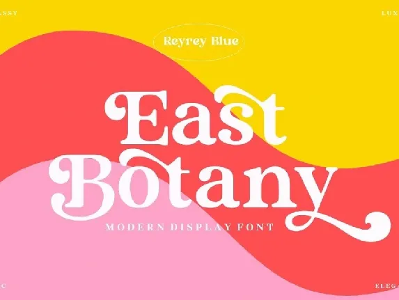 East Botany font