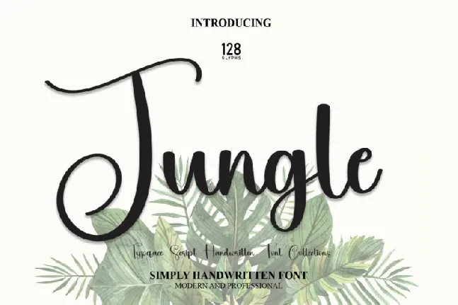 Jungle Script font