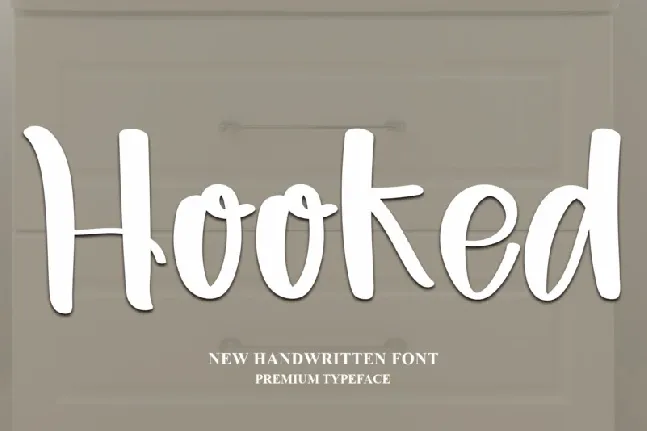 Hooked Typeface font