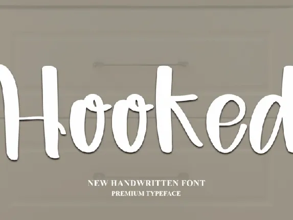 Hooked Typeface font