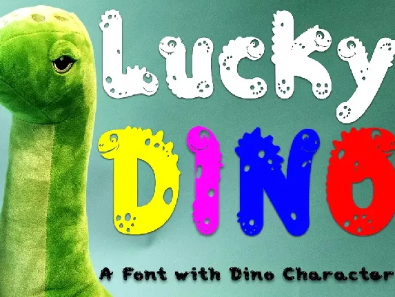 Lucky Dino font