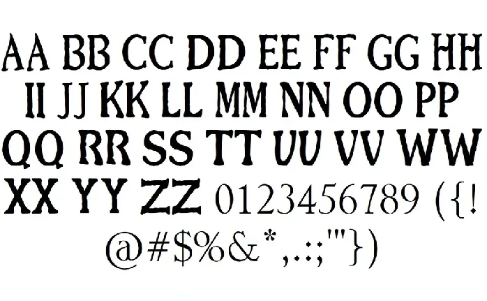 BFG font