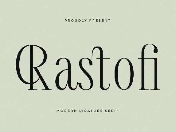 Rastofi DEMO VERSION font