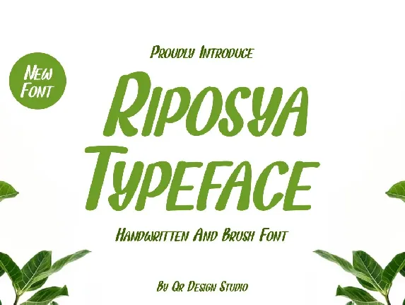 Riposya Typeface font