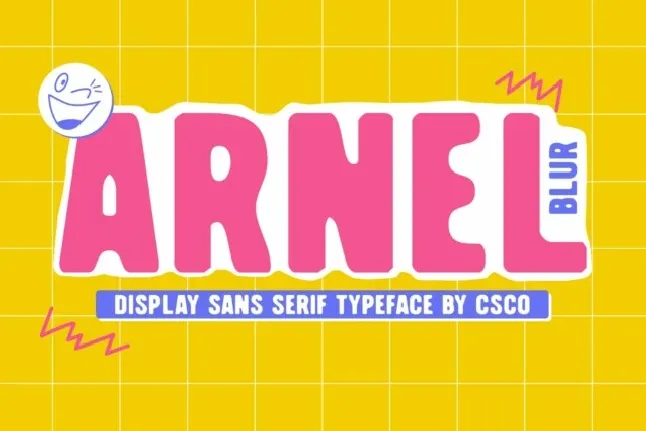 Arnel Blur font