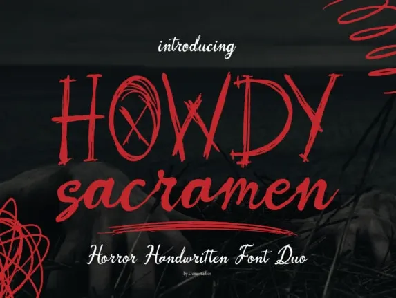 Howdy Sacramen font