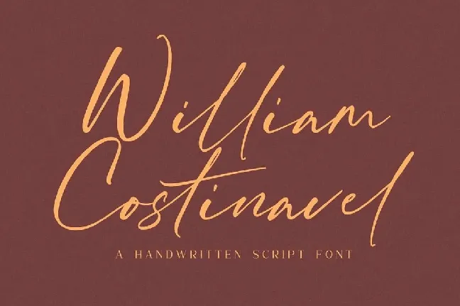 William Costinavel font