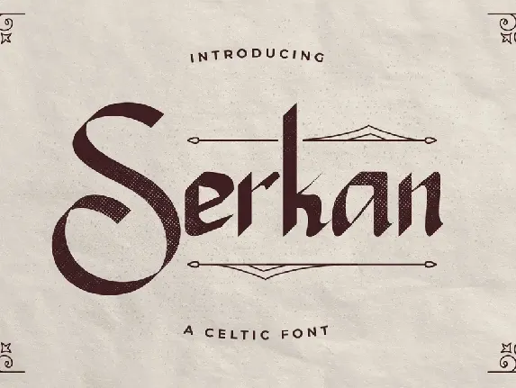 Serkan Free Trial font