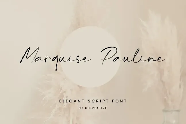 MarquisePauline font