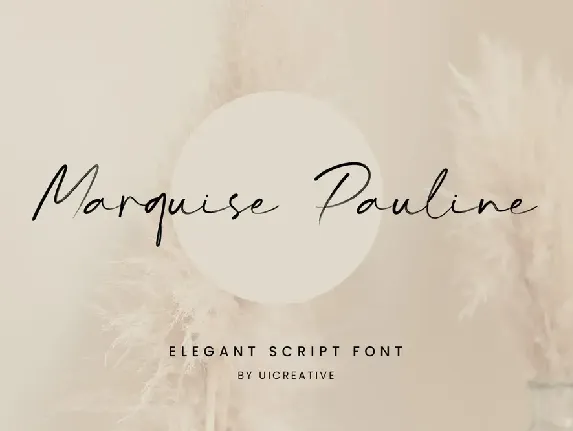 MarquisePauline font