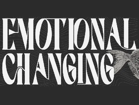 EMOTIONAL CHANGING DEMO font