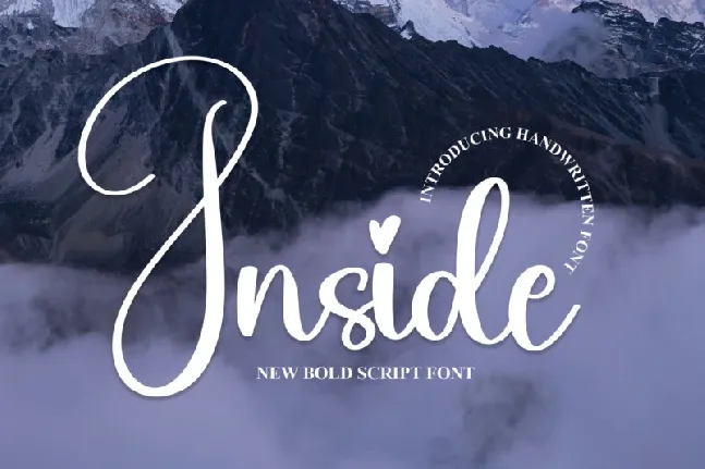 Inside Script font