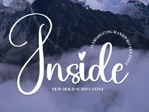 Inside Script font