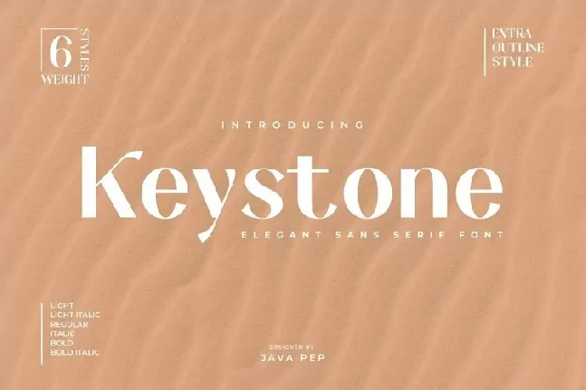 Keystone font