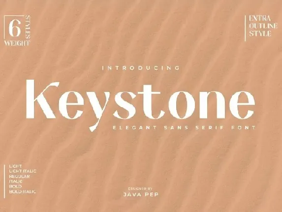 Keystone font