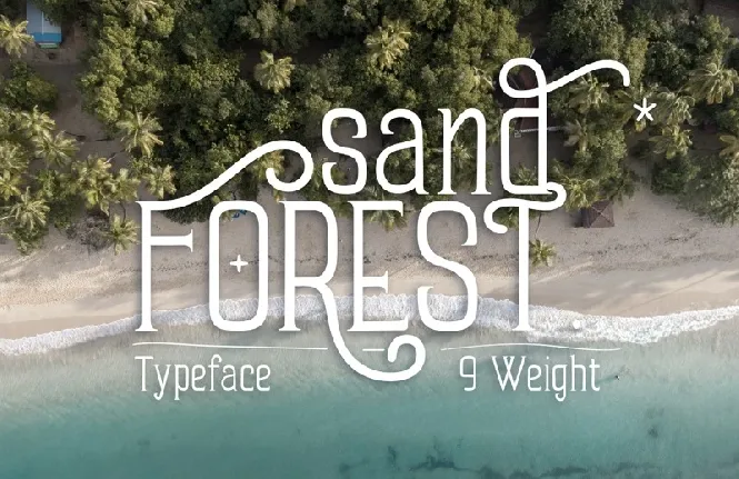 Sand Forest font