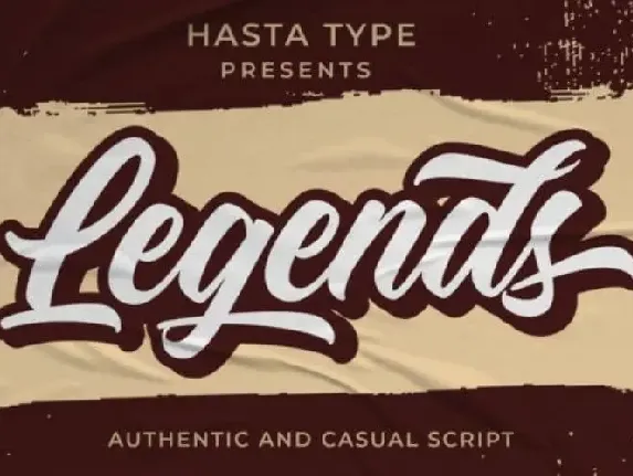 Legends Calligraphy font