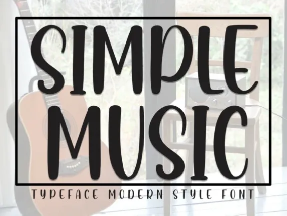 Simple Music Script font