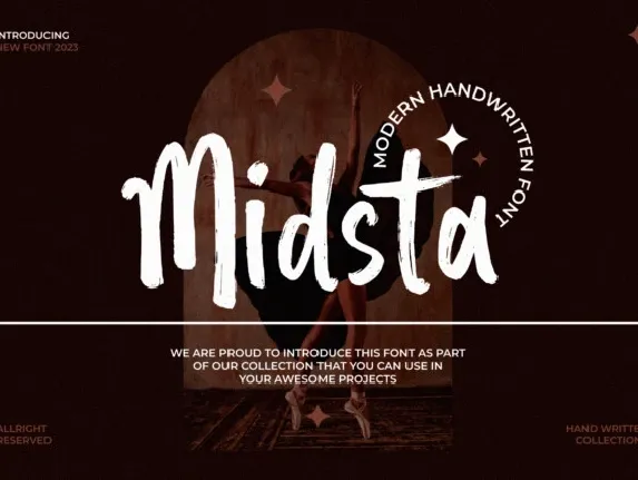 Midsta font