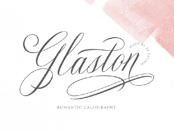 Glaston Calligraphy font