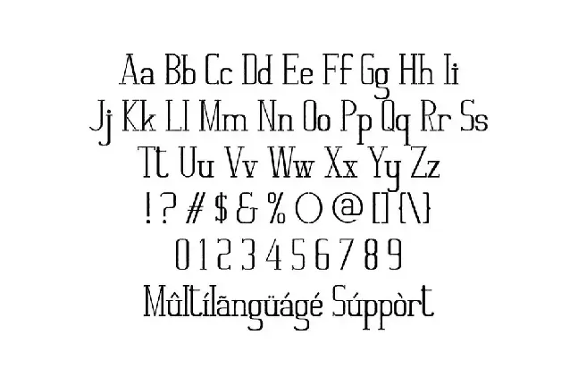 Moderate Demo font