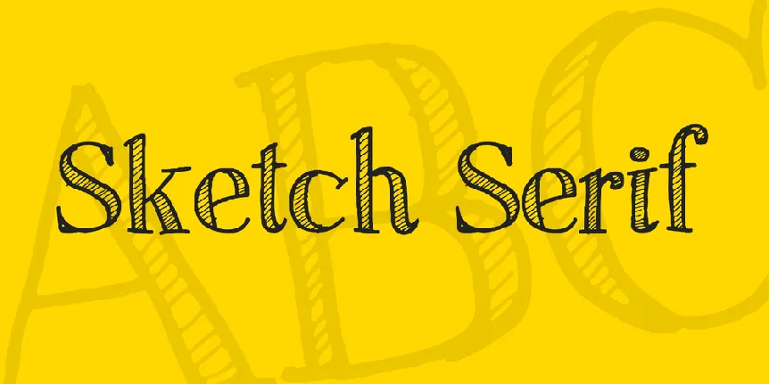 Sketch Serif font