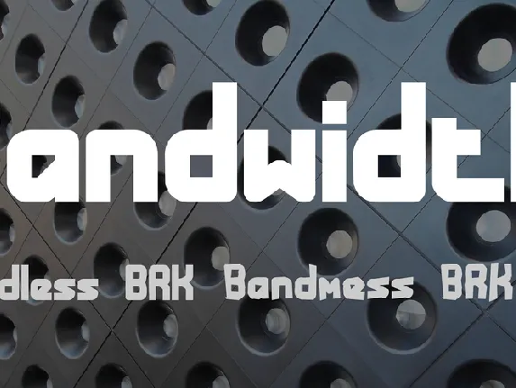 Bandwidth font