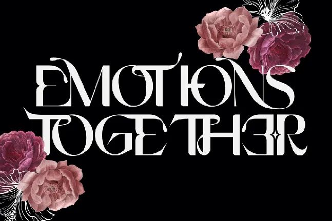 EMOTIONS TOGETHER DEMO font