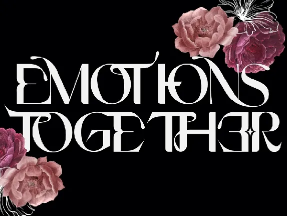 EMOTIONS TOGETHER DEMO font